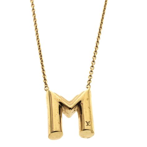 lettertype louis vuitton|Louis Vuitton letter necklace.